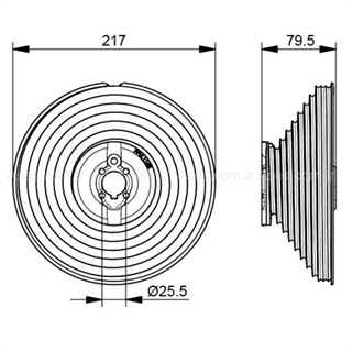 Giyotin Seksiyonel Tamburu VL11R (Sol 1 Adet)