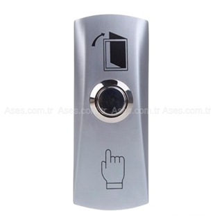 AsesASE.BT05Otomatik Kapı Butonu İnce Tip Sıva Üstü Bt-5 Bas Aç