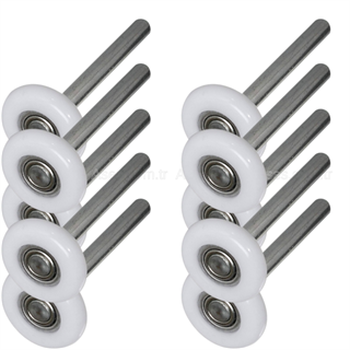 AsesASE.574.60.10Seksiyonel Kapı Kısa Tekerlek 2x11mm L=119mm (10 Adet)