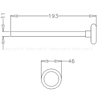 Seksiyonel Kapı Uzun Tekerlek 2x11mm L=193mm (8 Adet)