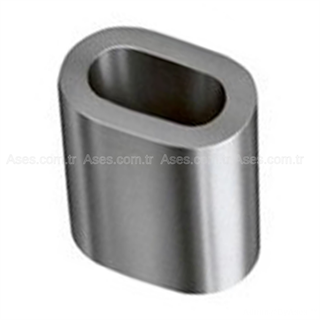 Çelik Halat Pres Yüksüğü 6mm Alüminyum Yüksük