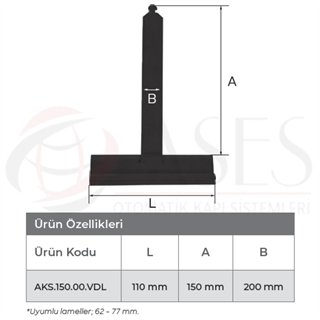 77-lik Çelik Askı 150 mm (1 Adet)