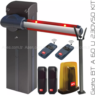 BftGTTO.BTA.60U.6.3Bft Giotto BT A 60 U 230V50 (6.3 Mt Kollu) Bariyer Seti