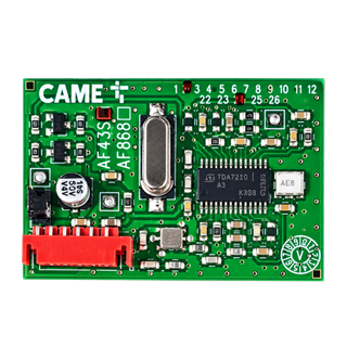 CAME AF43S Dahili Alıcı Kartı (433.92 MHz – RF Radyo Frekans Modülü)