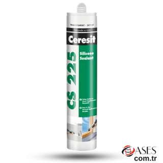 Ceresit CS 225 Silikon (Şeffaf) 280 gr – Suya Dayanıklı Sızdırmazlık Çözümü