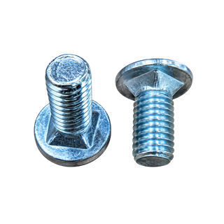 Seksiyonel Kapı Cıvatası – M8 × 15 mm, Yuvarlak Başlı Konik Dip Kare Kilitli, 100 Adet