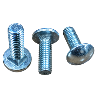 Seksiyonel Kapı Cıvatası – M6 × 20 mm, Yuvarlak Başlı Konik Dip Kare Kilitli, 500 Adet