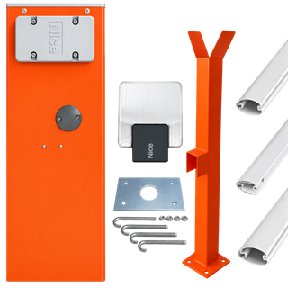Nice WIDE L 6 Metre Kollu Bariyer Seti (KIT1) – Heavy Duty Profesyonel Sistem,WIDEL6KIT1