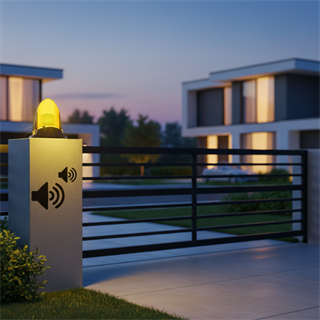 Kontal SFL LED Sesli Flaşör Lamba (12~220 Volt)