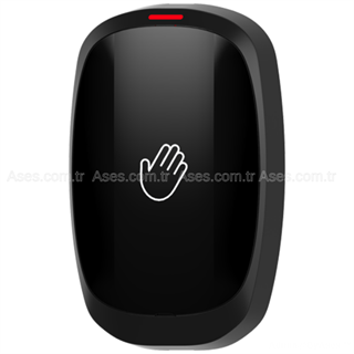 Kontal PES Pilli El Sensörü Siyah (Kablosuz El Sensörü)