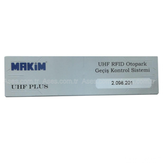 MAKİMASE.UHF.STC.002Makim UHF Ogs Hgs Sticker Etiket (Kriptolu)