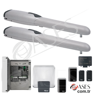Nice Wingo 4000 Dairesel Kapı Motoru (Çift Motorlu Kit)