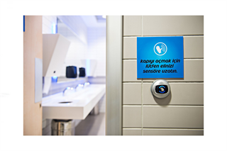 Kontal Otomatik Kapı El Sensörü (GRİ RENK)