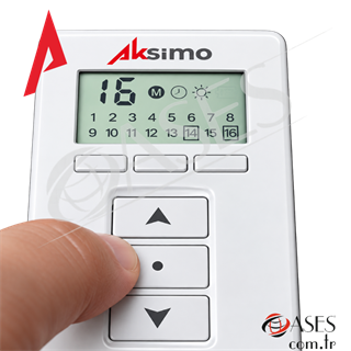 Aksimo ASM-203 15 Kanallı Panjur Kumandası – ASM-101 Alıcı Uyumlu
