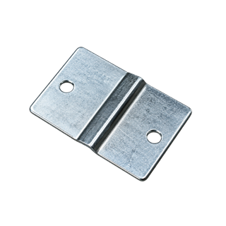 Seksiyonel Kapı Galvanizli Ray Bağlantı Plakası – 7 mm Delik Çapı