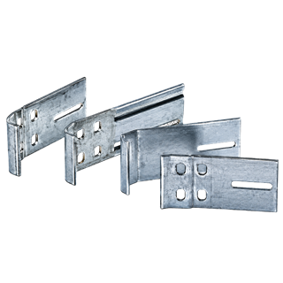 Seksiyonel Kapı Galvanizli Ray Bağlantı Plakası – 2 İnç Ray Uyumlu, 2 mm × 180 mm