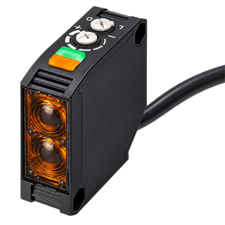 Omron E3JK-RR12 Reflektörlü Fotosel Seti – E39-R7 Oval Reflektör ve E39-L40 Montaj Braketi Dahil