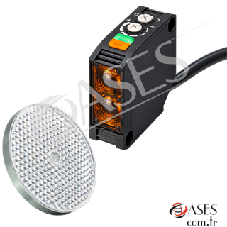 Omron E3JK-RR12 Fotosel Sensör Seti – E39-R7 Oval Reflektör Dahil,E3JK-RR12 2M-E39-R7