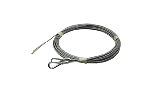 Seksiyonel Kapı Galvanizli Çelik Halat 6x19 4mm x 12000mm