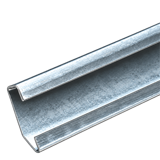 Seksiyonel Kapı Galvanizli C Profili – 2 mm Et Kalınlığı, 1 Metre