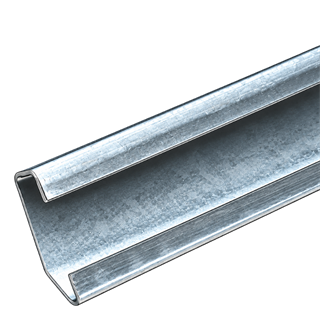 Seksiyonel Kapı Galvanizli C Profili – 2 mm Et Kalınlığı, 6,5 Metre