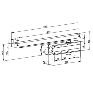 Servis Kapısı Otomatik Kapatıcı Hidrolik