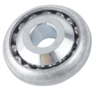 Rulmanlı Plaket Üçgen 70x42x2mm - 42x12mm Çelik Rulman