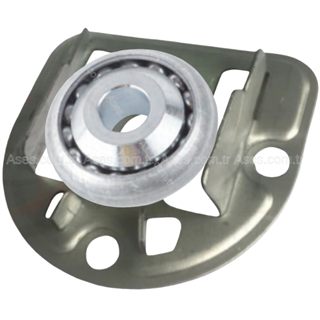 Rulmanlı Plaket Üçgen 70x42x2mm - 42x12mm Çelik Rulman