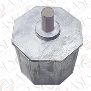 70 mm Alüminyum Sekizgen Boru Başı Pimli