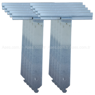 WHİTE FORMAKS.130.00.VDL10130 mm Panjur Çelik Askı (10 Adet)