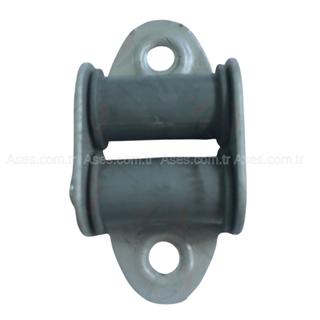 WHİTE FORMAKS.KOR.04.MAKKordon Geçme Makarası 14mm (Metalikgri) 10 Adet Makara