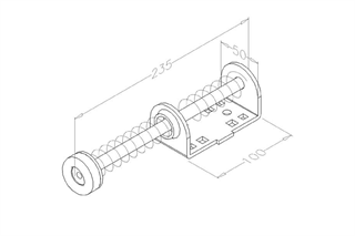 Yaylı Tampon Kısa 220mm Set