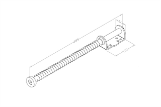Yaylı Tampon Uzun 500mm Set