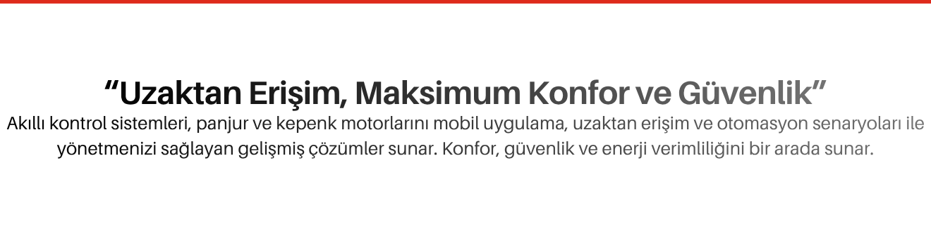 Panjur Kepenk Akıllı Kontrol Sistemleri