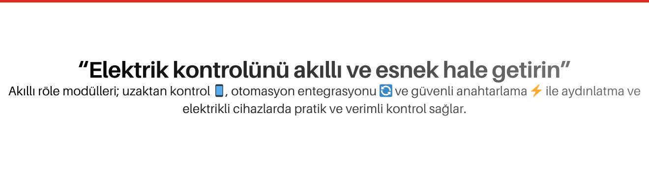 Akıllı Röle Modülleri