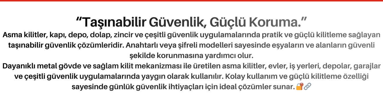 Asma Kilitler