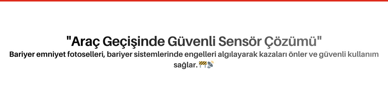 Bariyer Emniyet Fotoseli