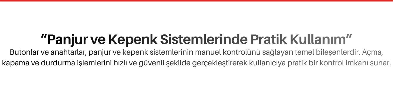 Butonlar ve Anahtarlar