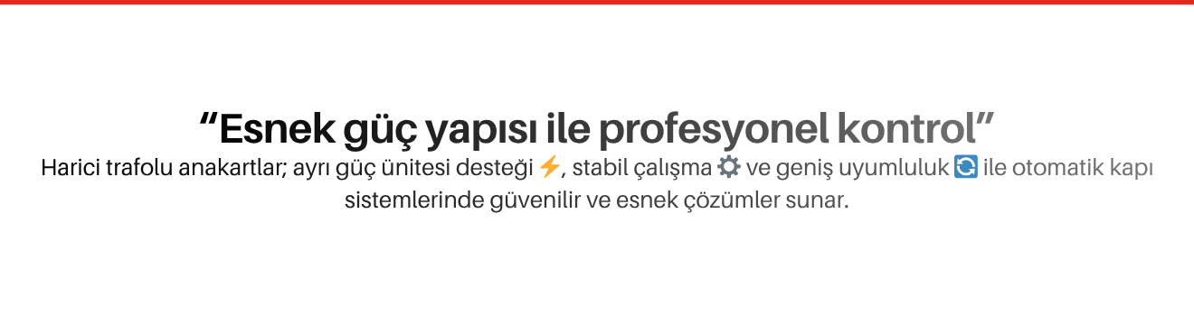 Harici Trafolu Kartlar