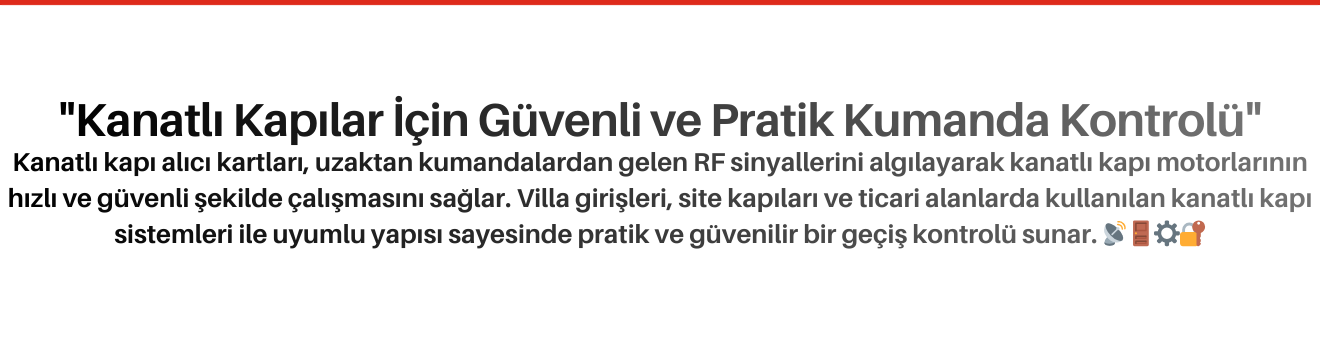Kanatlı Kapı Alıcı Kartları