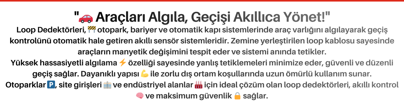 Loop Dedektörleri