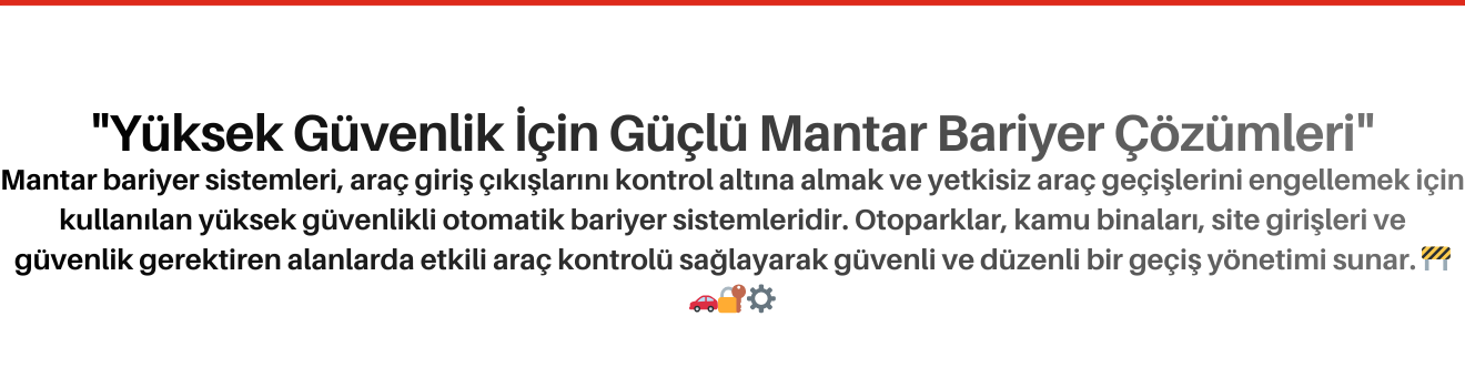 Mantar Bariyer Sistemleri