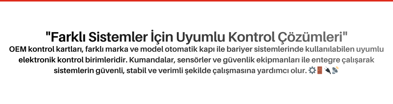 OEM Kontrol Kartları