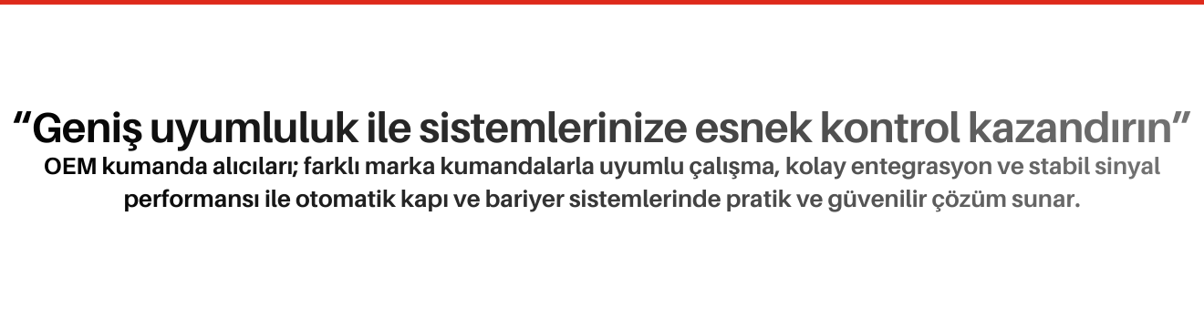 OEM Kumanda Alıcıları