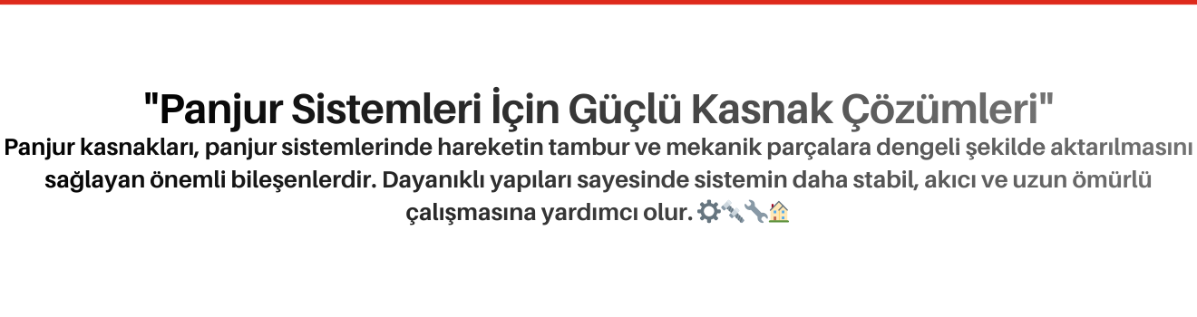Panjur Kasnakları