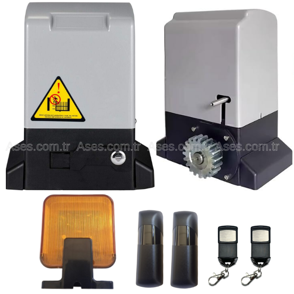 AsesASE.600.KG.003Kayar Kapı Motoru 600 Kg AC 220V (Kremayersiz Set)