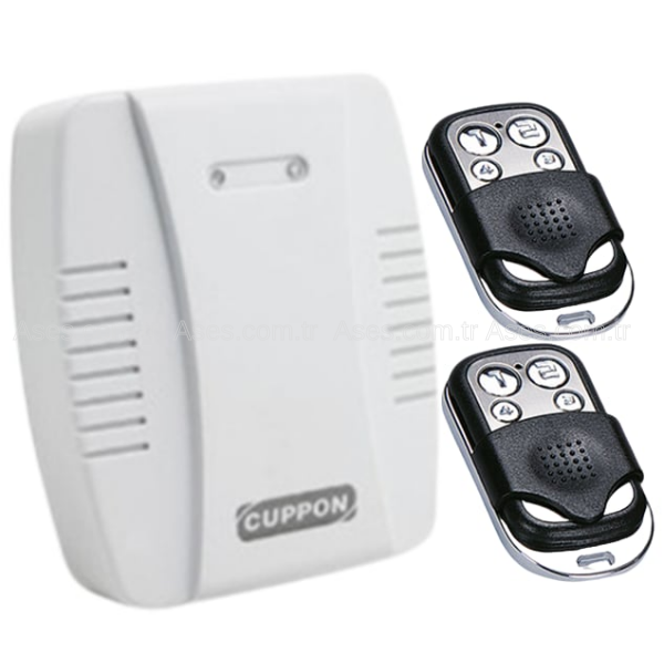CUPPONAS-SSA36500Cuppon (Snu-22) 4 Kanallı 2 Kumanda Otomatik Kepenk Alıcı Takımı