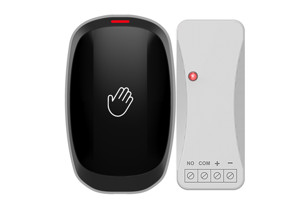 Kontal PES-Pilli Kablosuz Alıcılı El Sensörü Siyah