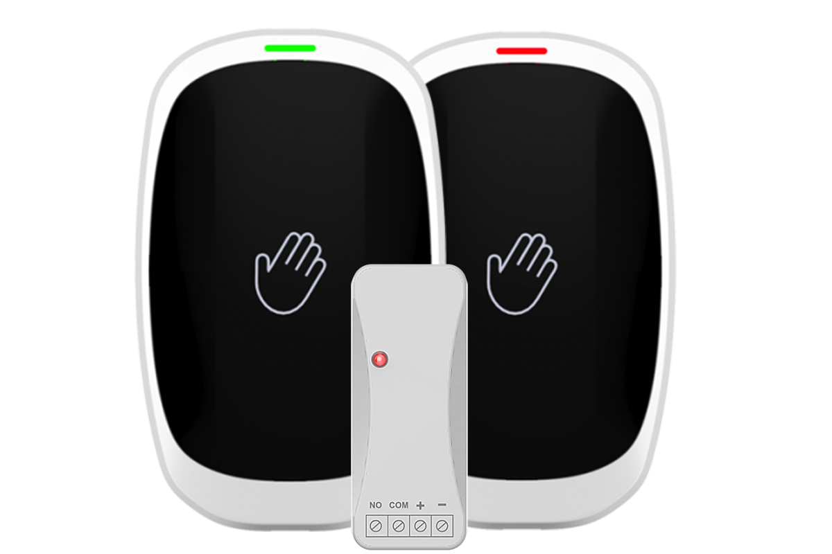 Kontal Set PES-Pilli Kablosuz Alıcılı El Sensörü Seti Beyaz