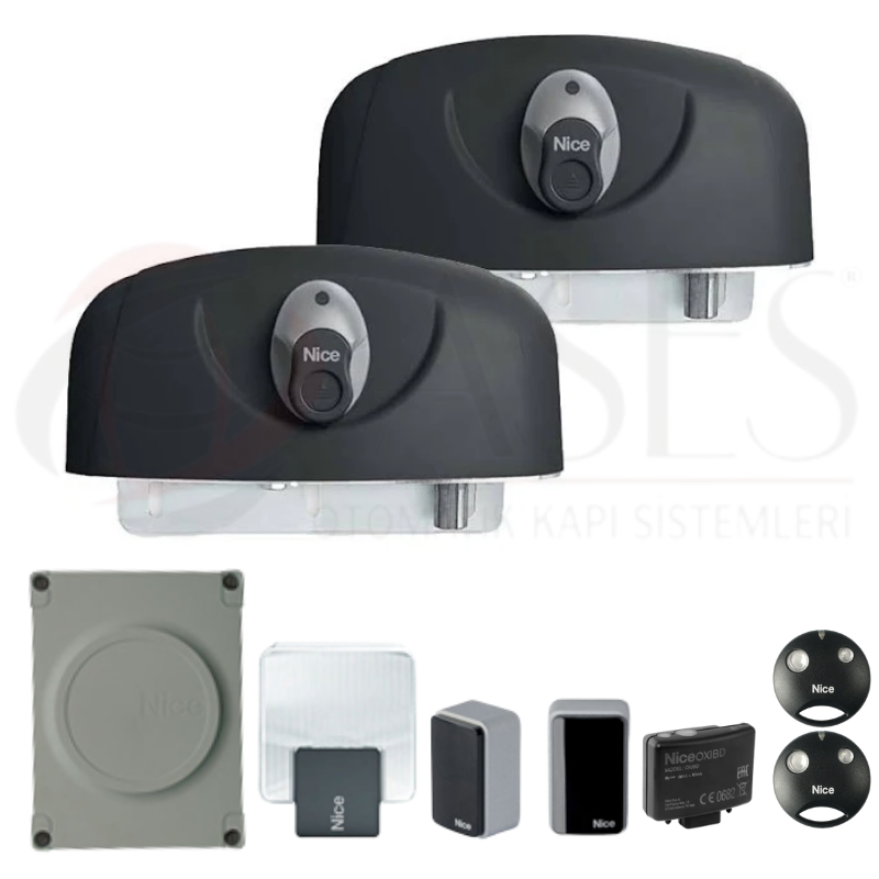 Nice Hyppo 7100 Dairesel Kapı Motoru (Çift Motorlu Kit)